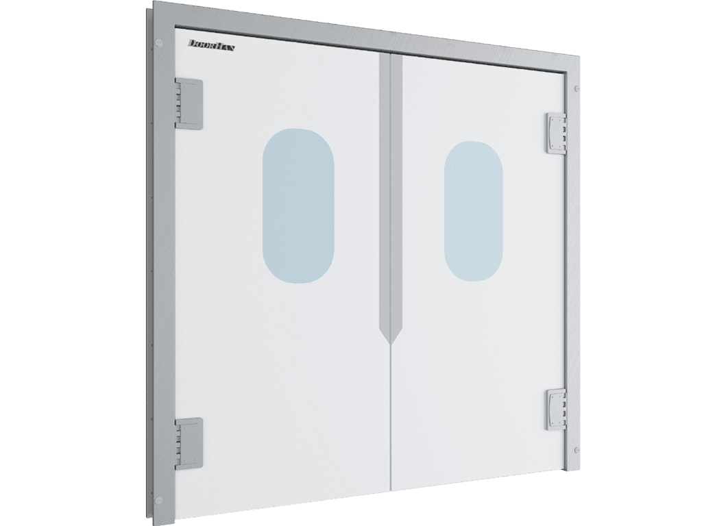 Пластиковые маятниковые двери серии SWD