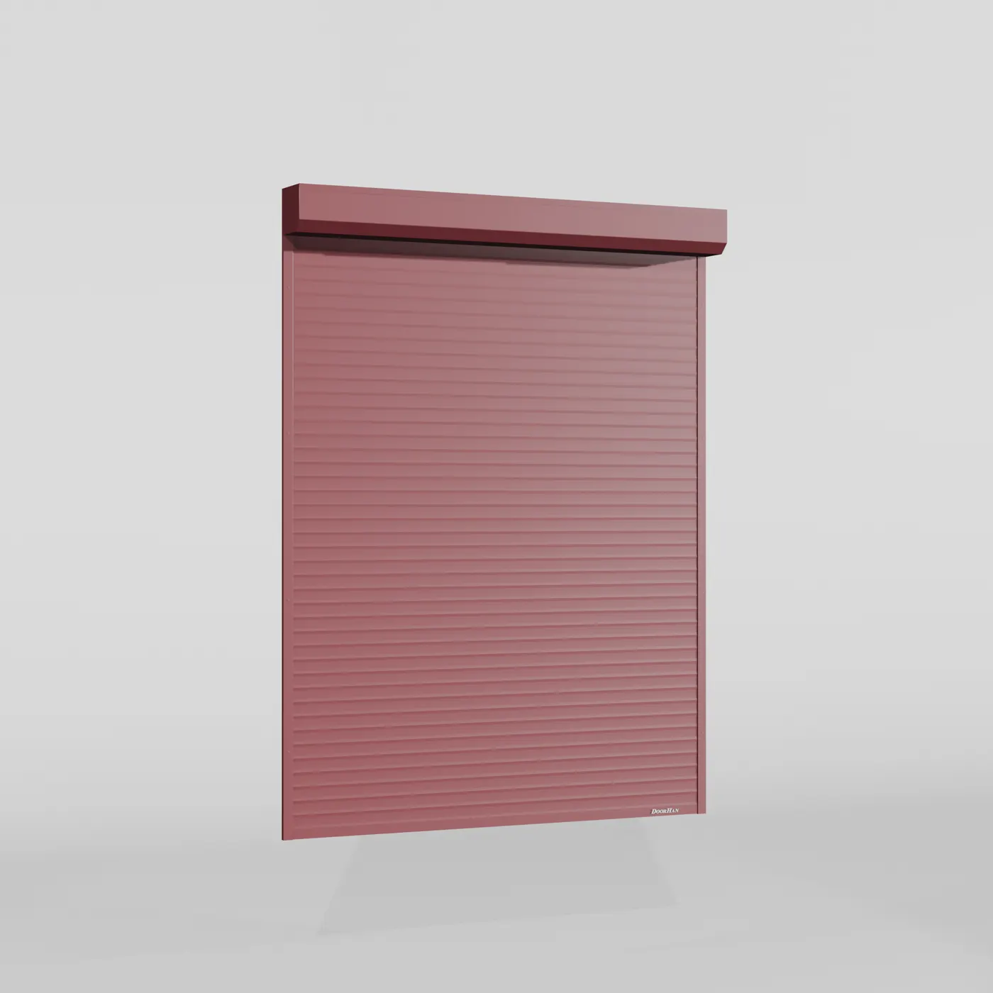 Рольставни DoorHan 2100х1200 цвета RAL 3005 (бордовый) взломостойкие без автоматики